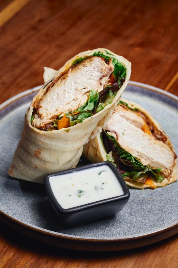 Wrap de Pollo/Incluye Papas fritas